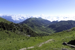 La valle delle Mure vista dal Monte Grappa